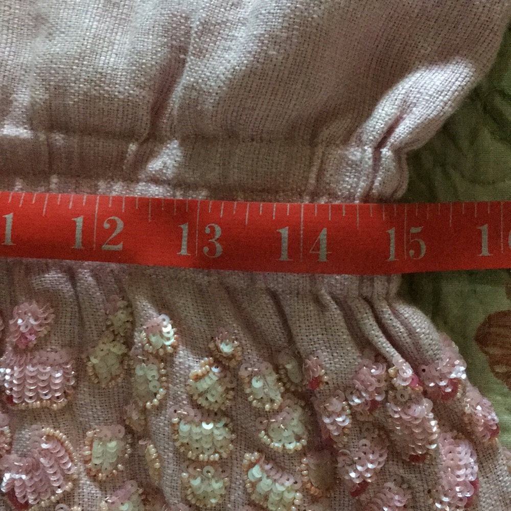 🎁HOSTPICK🎁Valentino Linen & Beaded Cocktail Dress - Picture 8 of 8